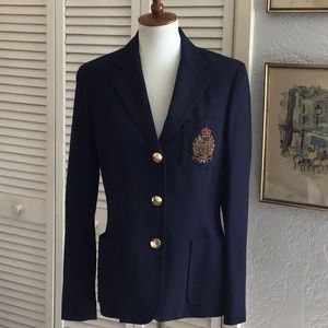 Beautiful Ralph Lauren blazer with crest